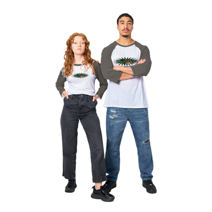 Unisex 3/4 sleeve Raglan T-shirt